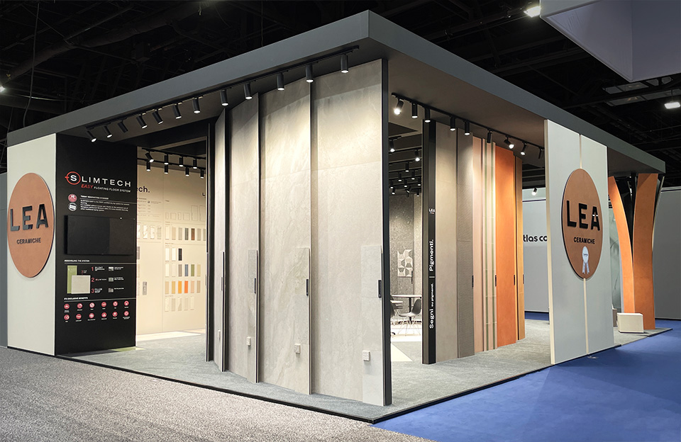 Lea Ceramiche Trade show exhibit in Atlanta